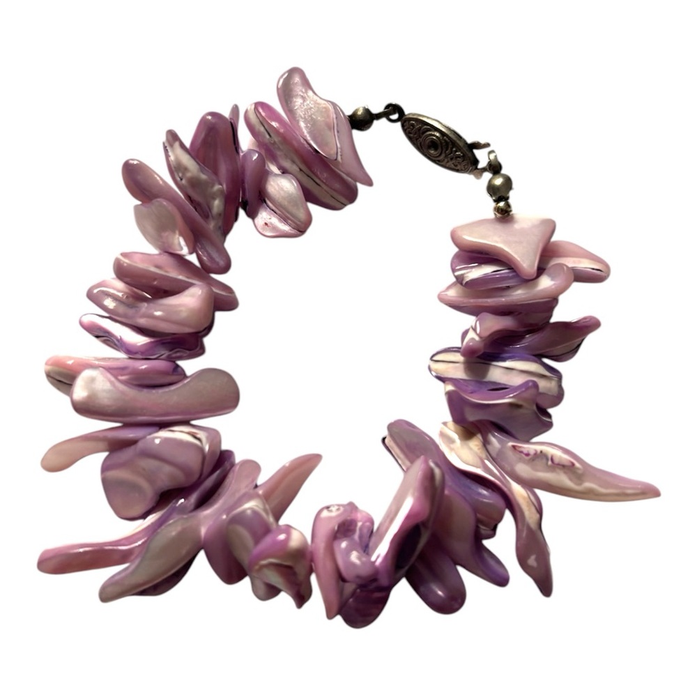 Shell Bracelet Vintage Lavender